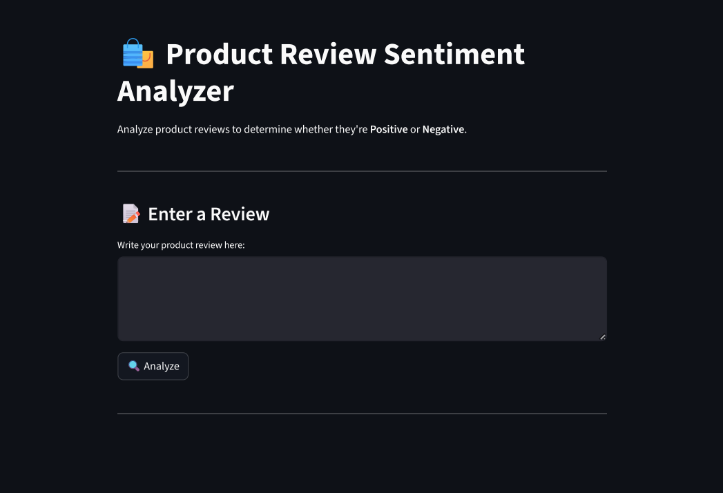 Product Review Analysis using ML